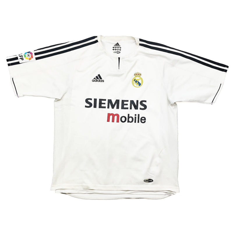 2003/04 Real Madrid Ronaldo #9 *Player Issue* Home Shirt (M) Adidas
