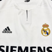 2003/04 Real Madrid Zidane #5 *Player Issue* Home Shirt (L) Adidas