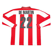 2003/04 Vicenza De Martin #22 *Match Issue* Home Shirt (XL) Biemme