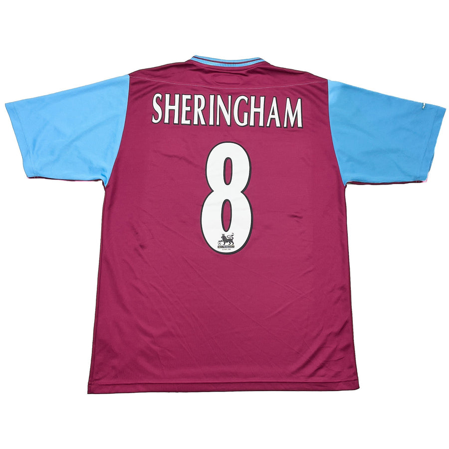 2003/05 West Ham Sheringham #8 Home Shirt (M) Reebok