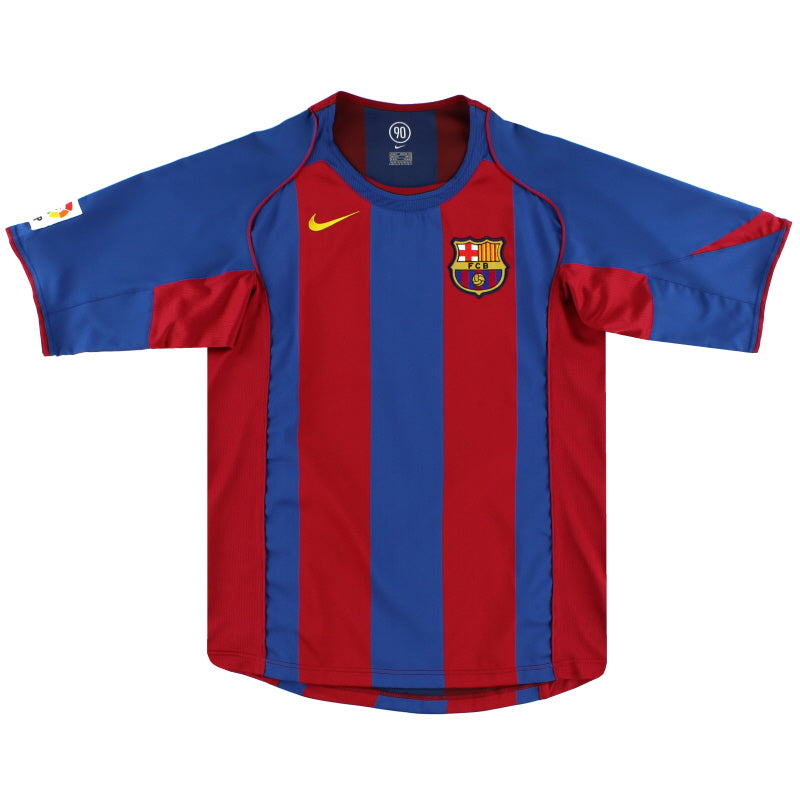 2004-05 Barcelona Nike Home Shirt *Mint* XL