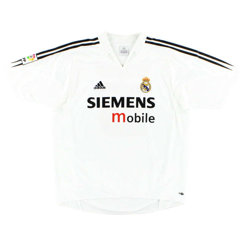 2004-05 Real Madrid adidas Home Shirt M