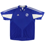 2004-05 Schalke Home Shirt XXL - Classic Football Kit