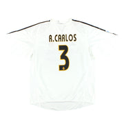 2004-05 Real Madrid adidas Home Shirt R.Carlos #3 *w/tags* XL