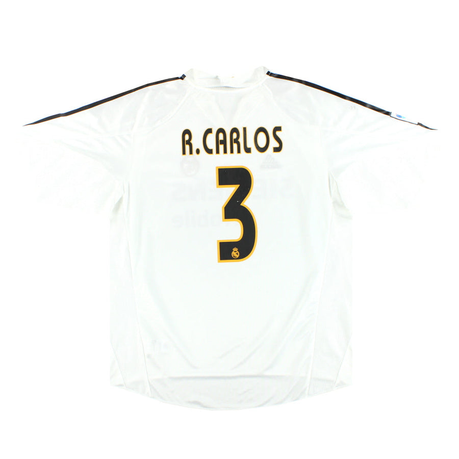 2004-05 Real Madrid adidas Home Shirt R.Carlos #3 *w/tags* XL
