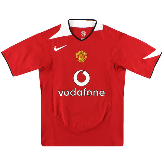 2004-06 Manchester United Nike Home Shirt L