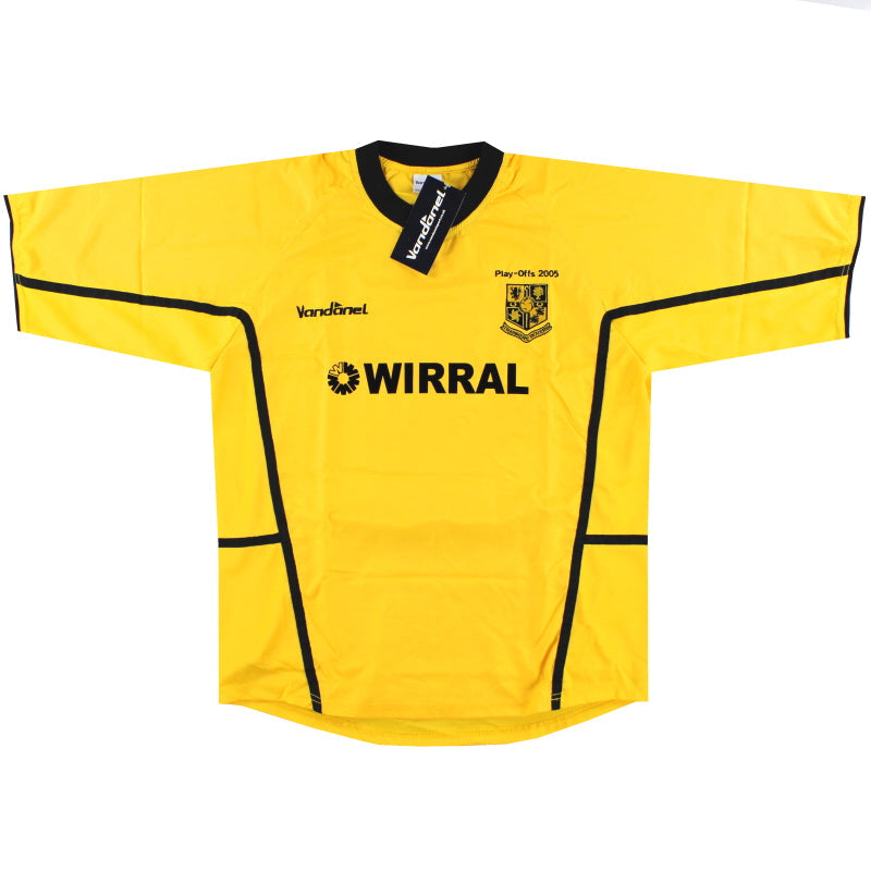 2004-06 Tranmere Rovers Vandanel 'Play-Offs' Away Shirt *w/tags* L