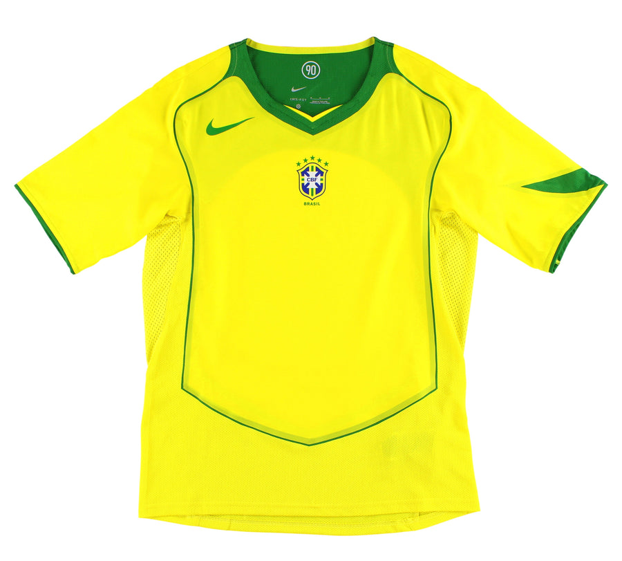 2004-06 Brazil Nike Re-Issue Home Shirt *Mint* M