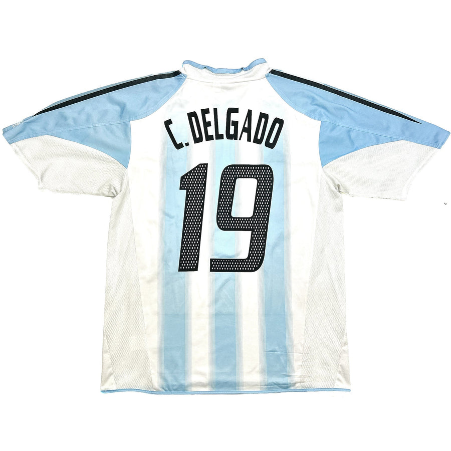 2004/05 Argentina C.Delgado #19 Home Shirt (M) Adidas