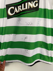 2004/05 Celtic Juninho #7 *Squad Signed* Home Shirt (L) Umbro
