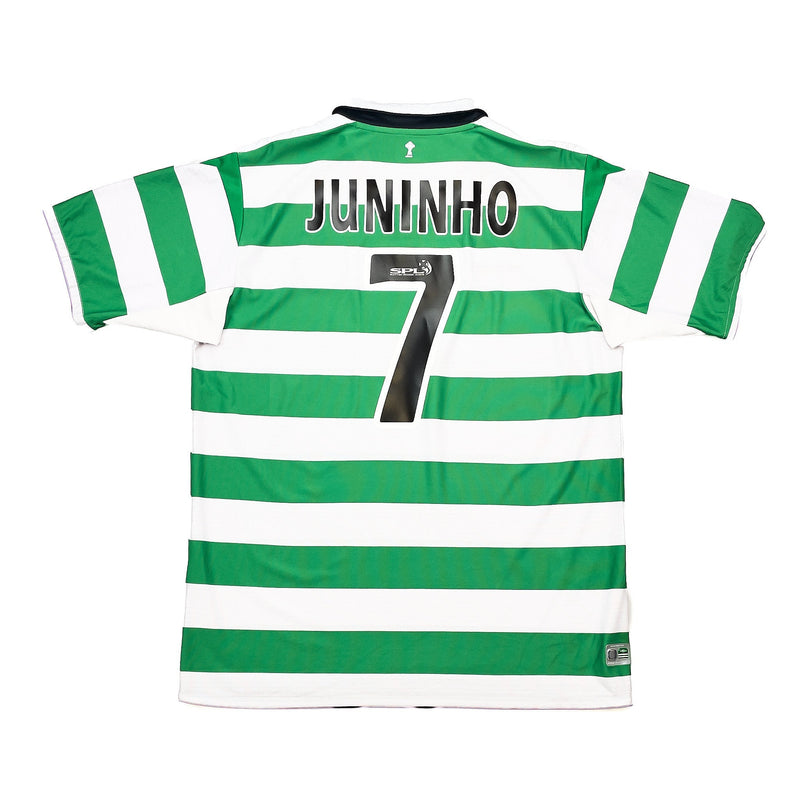 2004/05 CELTIC JUNINHO #8 HOME SHIRT (XL) UMBRO