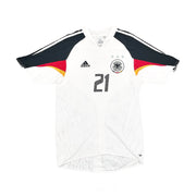 2004/05 Germany Lahm #21 Home Shirt (S) Adidas