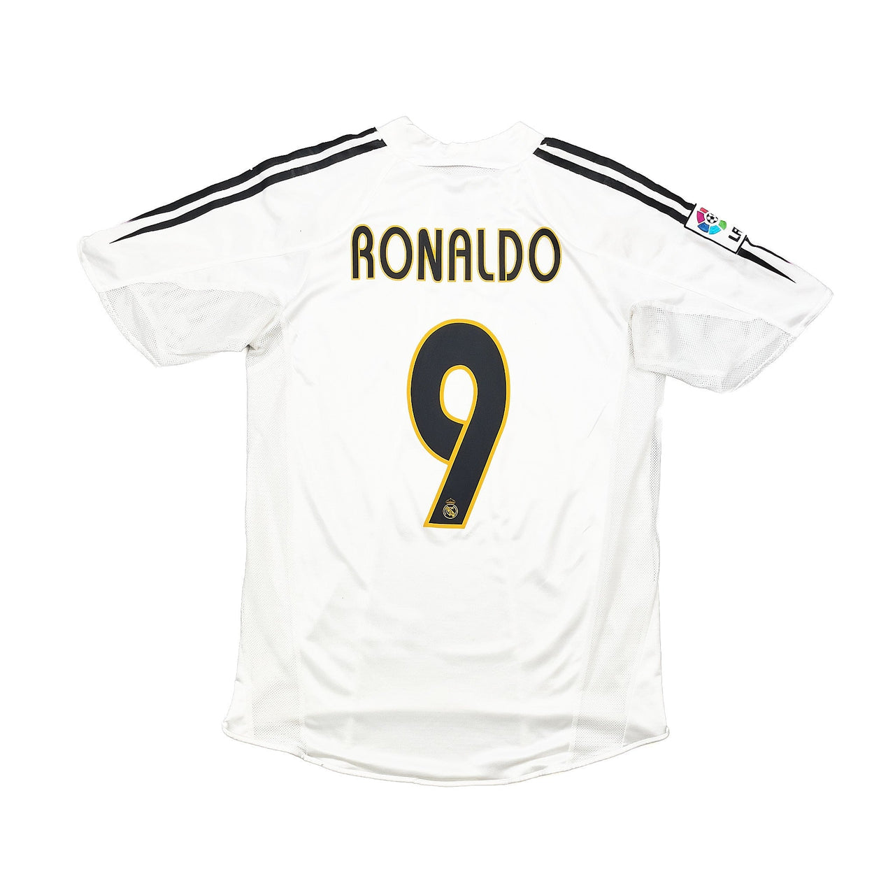 2004/05 Real Madrid Ronaldo #9 Home Shirt (M) Adidas