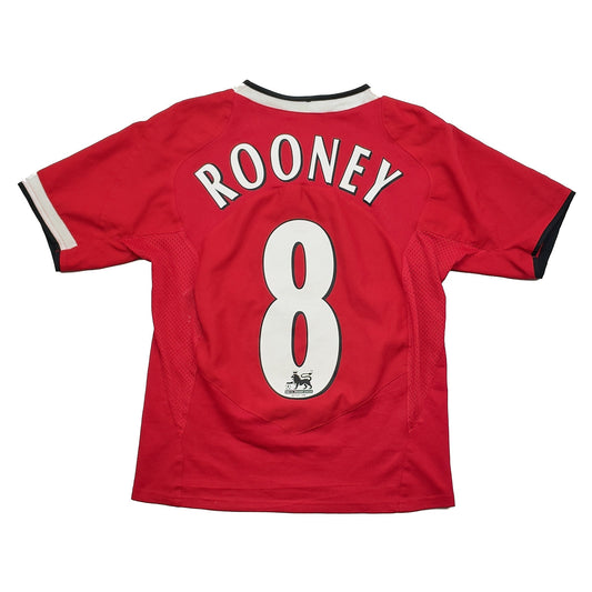 2004/06 Manchester United Rooney #8 Home Shirt (XS.Kids) Nike