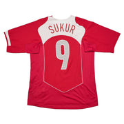 2004/06 Turkey Suker #9 Home Shirt (M) Nike