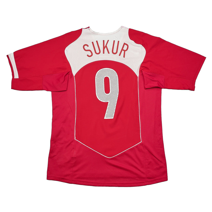2004/06 Turkey Suker #9 Home Shirt (M) Nike