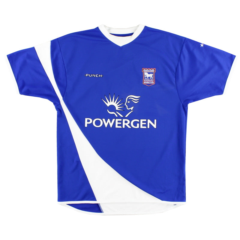2005-06 Ipswich Punch Home Shirt *Mint* M