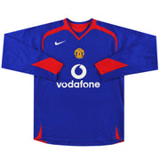 2005-06 Manchester United Nike Away Shirt L/S XL