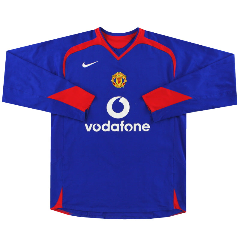 2005-06 Manchester United Nike Away Shirt L/S XL