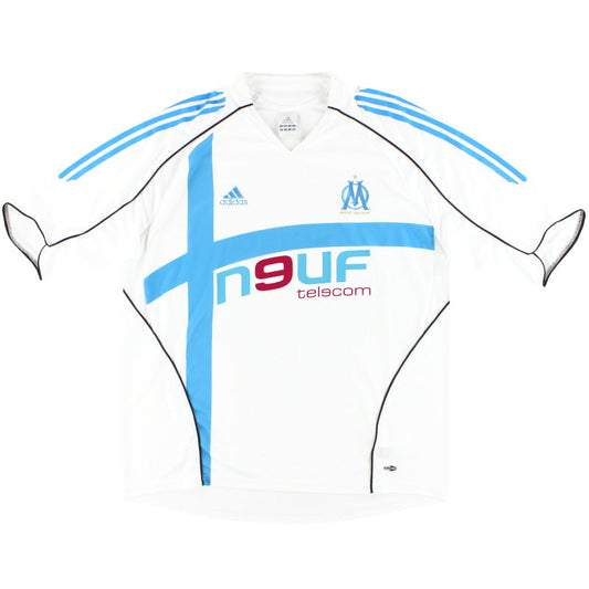 2005-06 Olympique adidas Marseille Home Shirt M