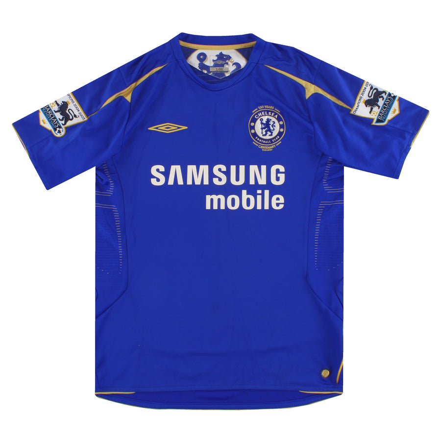 2005-06 Chelsea Umbro Centenary Home Shirt M
