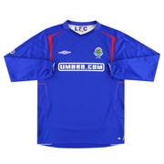 2005-06 Linfield Umbro Home Shirt L/S L