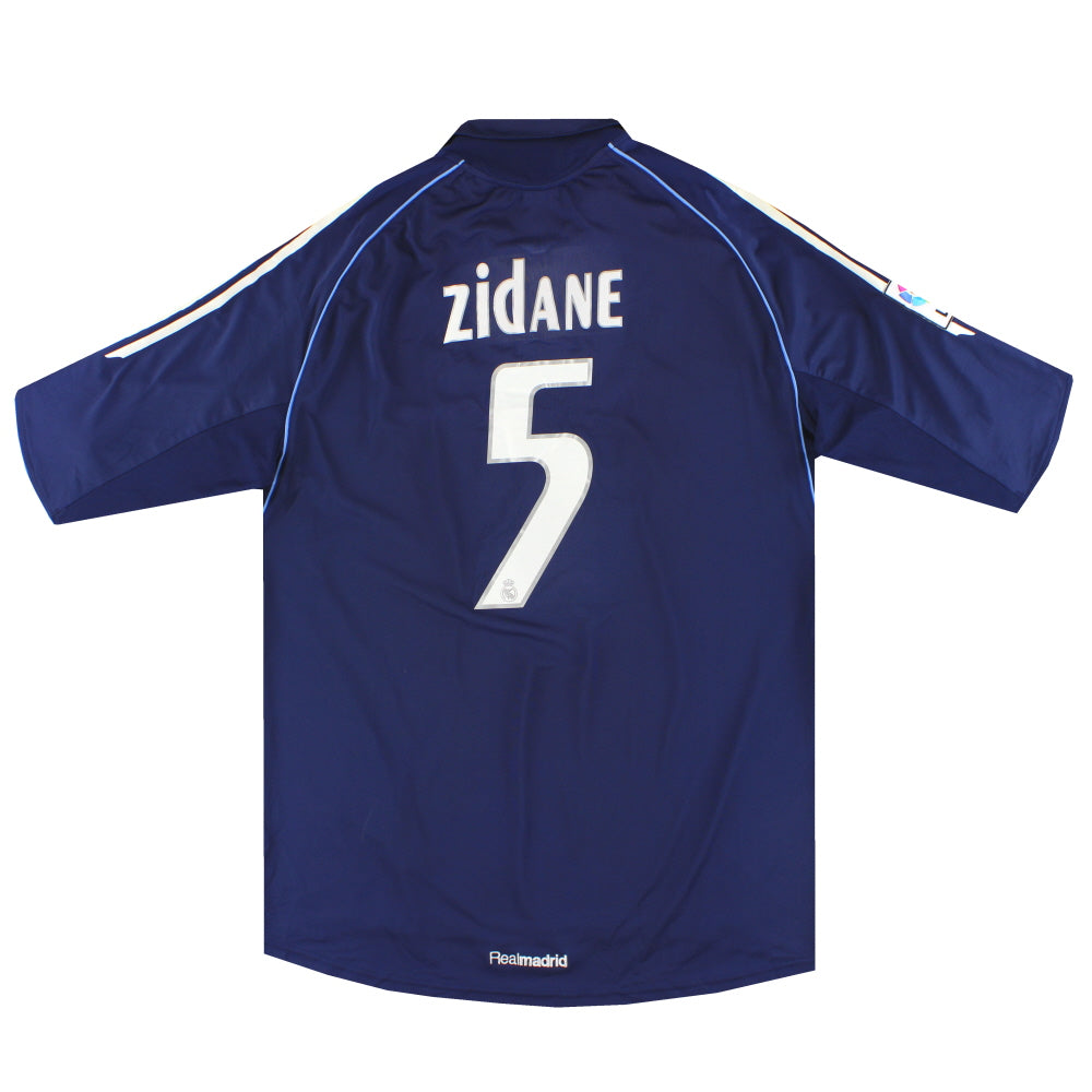 2005-06 Real Madrid adidas Away Shirt Zidane #5 XL – Classic Football Kit