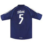 2005-06 Real Madrid adidas Away Shirt Zidane #5 XL