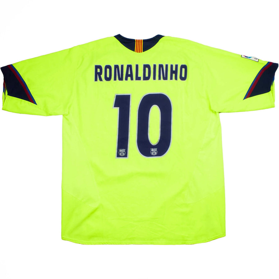 2005/06 Barcelona Ronaldinho #10 Away Shirt (XXL) Nike