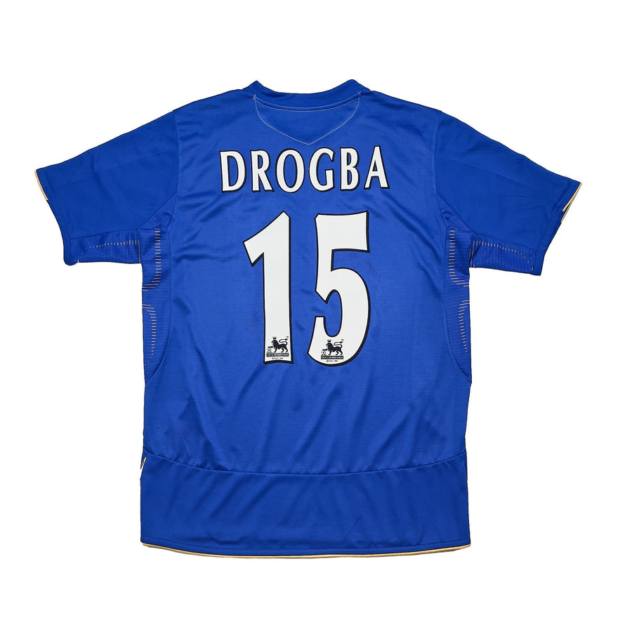 2005/06 Chelsea Drogba #15 Home Shirt (M) Umbro