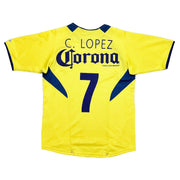 2005/06 Club America C.Lopez #7 Home Shirt (S) Nike