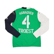 2005/06 Hannover 96 Troest #4 L/S *Match Issued* Home Shirt (XXL) Diadora