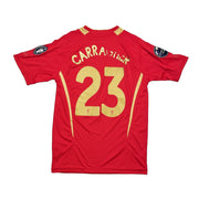 2005/06 Liverpool Carragher #23 C/L Home Shirt (S) Reebok