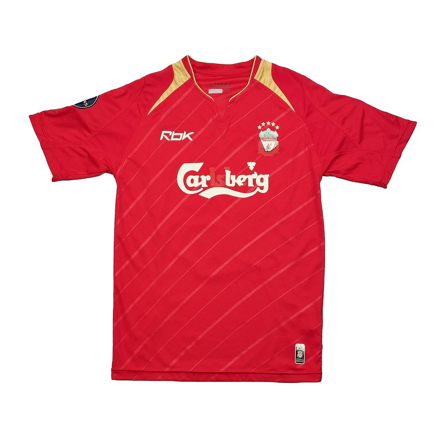 2005/06 Liverpool Carragher #23 C/L Home Shirt (S) Reebok