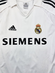 2005/06 Real Madrid Zidane #5 Home Shirt (M) Adidas