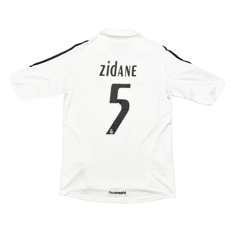 2005/06 Real Madrid Zidane #5 Home Shirt (M) Adidas