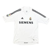 2005/06 Real Madrid Zidane #5 Home Shirt (M) Adidas