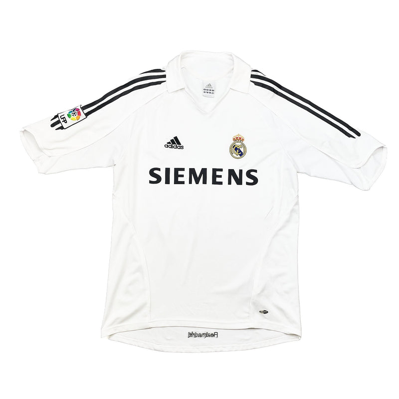2005/06 Real Madrid Zidane #5 Home Shirt (M) Adidas