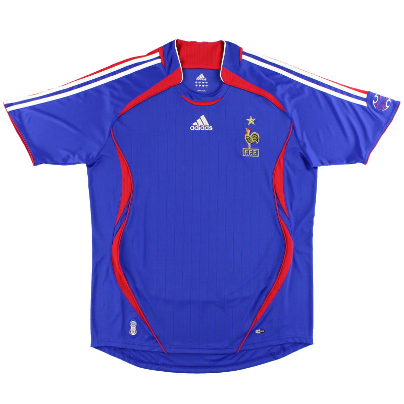 2006-07 France adidas Home Shirt *Mint* L