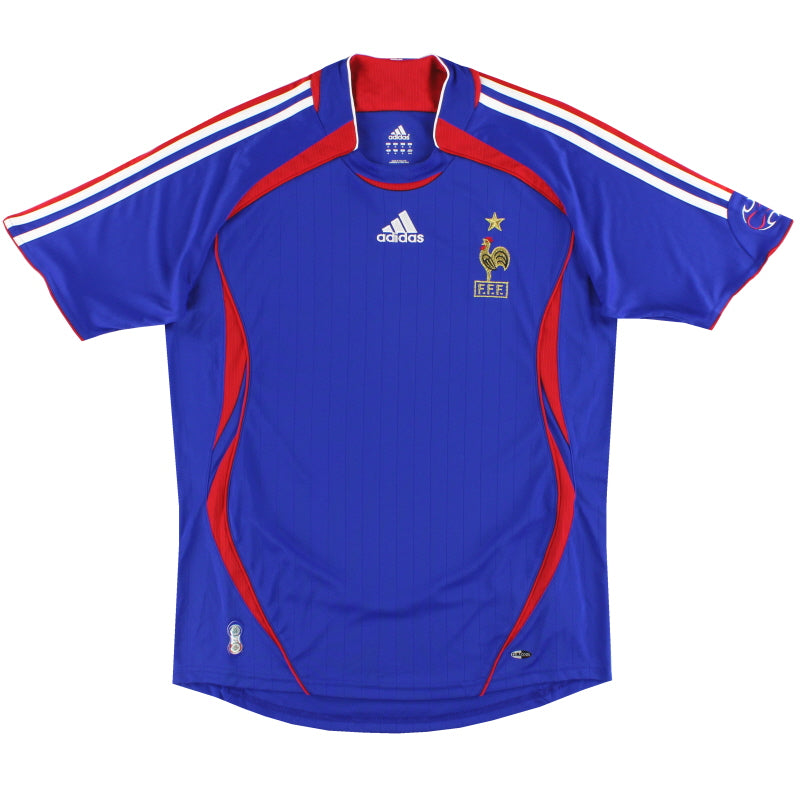 2006-07 France adidas Home Shirt S