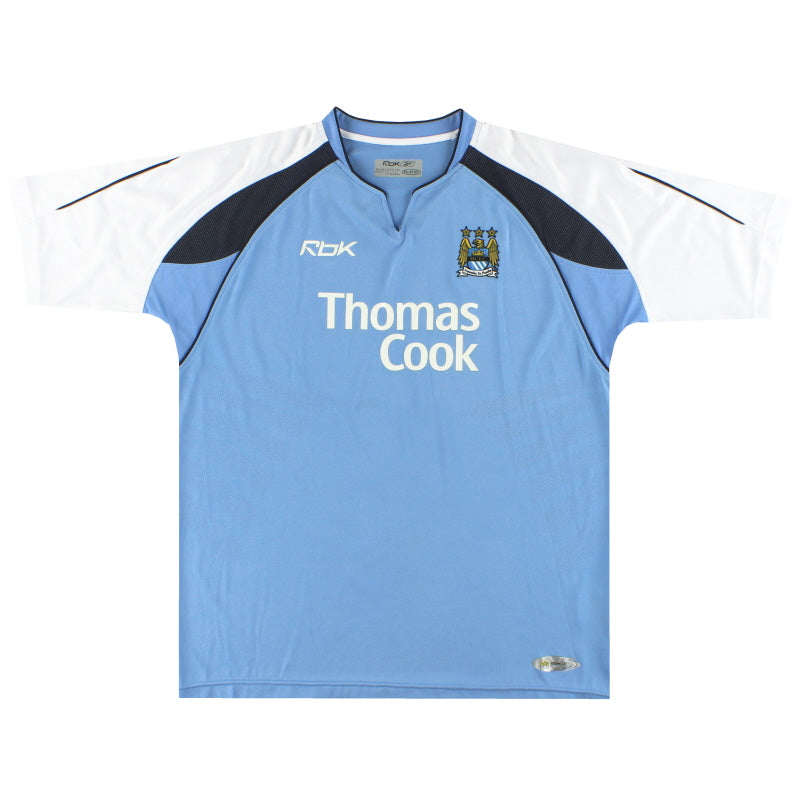 2006-07 Manchester City Reebok Home Shirt XXL – Classic Football Kit