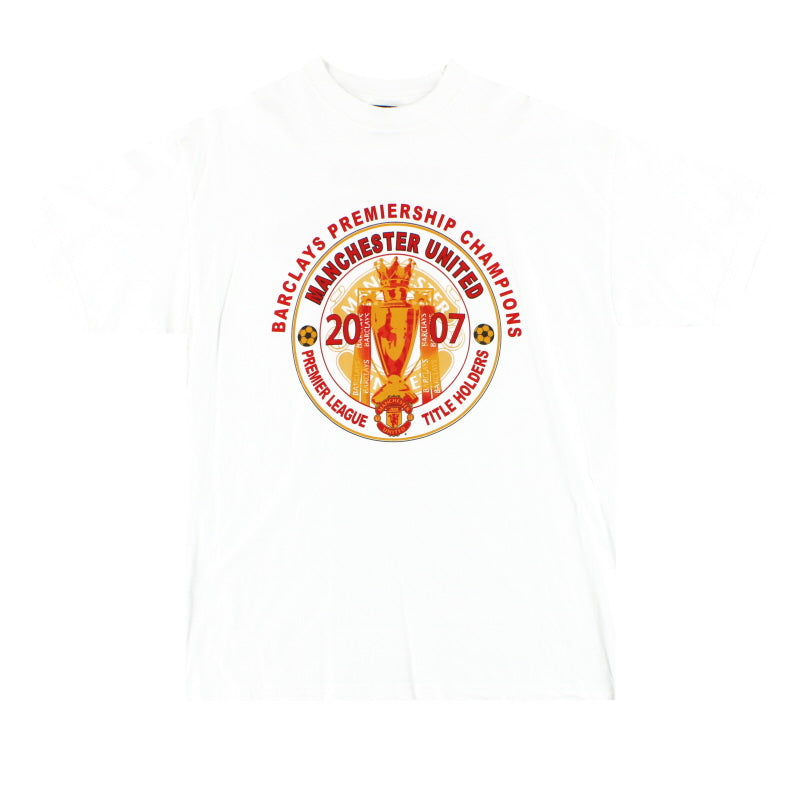 2006-07 Manchester United 'Premiership Champions' Graphic Tee L