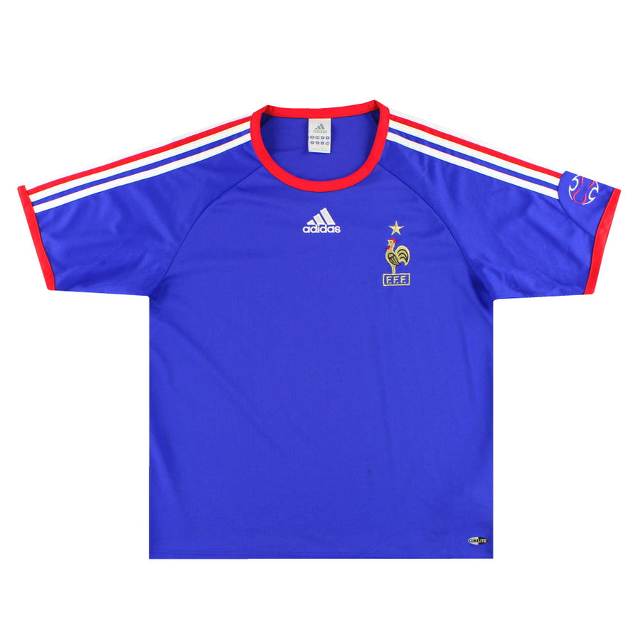 2006-07 France adidas Basic Home Shirt M