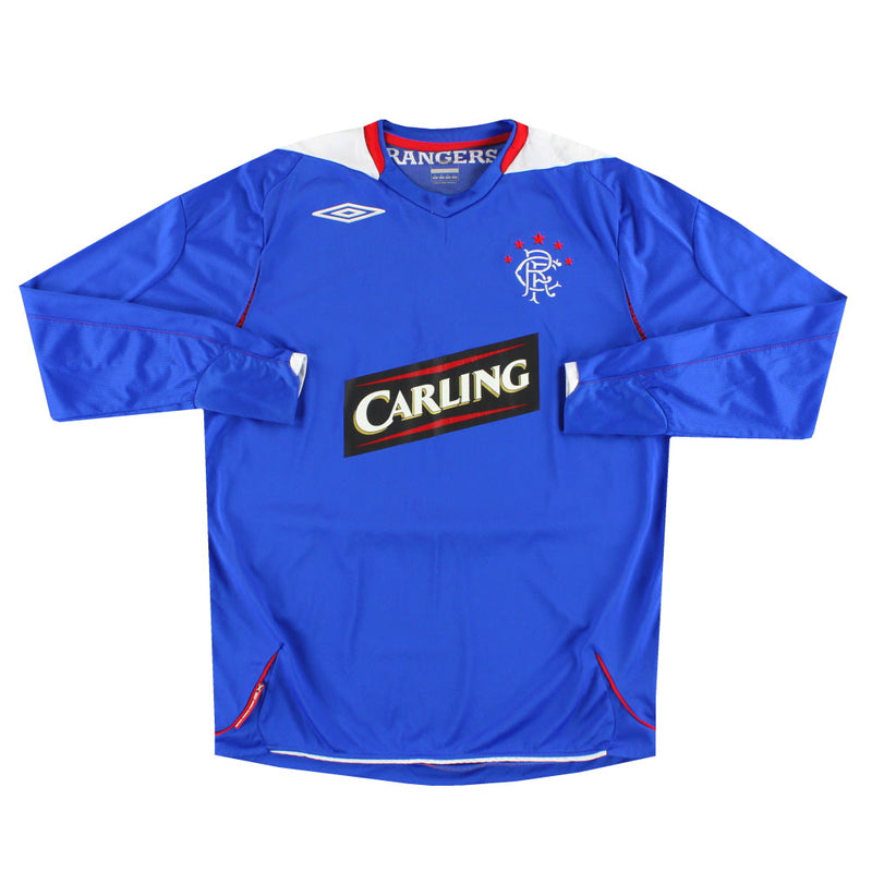 2006-07 Rangers Umbro Home Shirt L/S