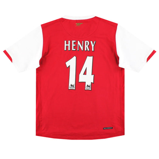 2006-08 Arsenal Nike Home Shirt Henry #14 XL.Boys