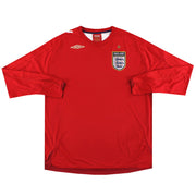 2006-08 England Umbro Away Shirt L/S XXL