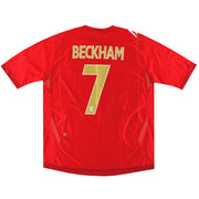 2006-08 England Umbro Away Shirt Beckham #7 L