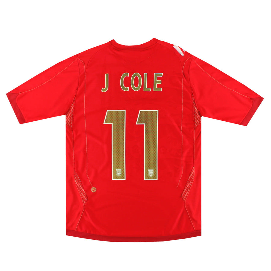 2006-08 England Umbro Away Shirt J Cole #11 M
