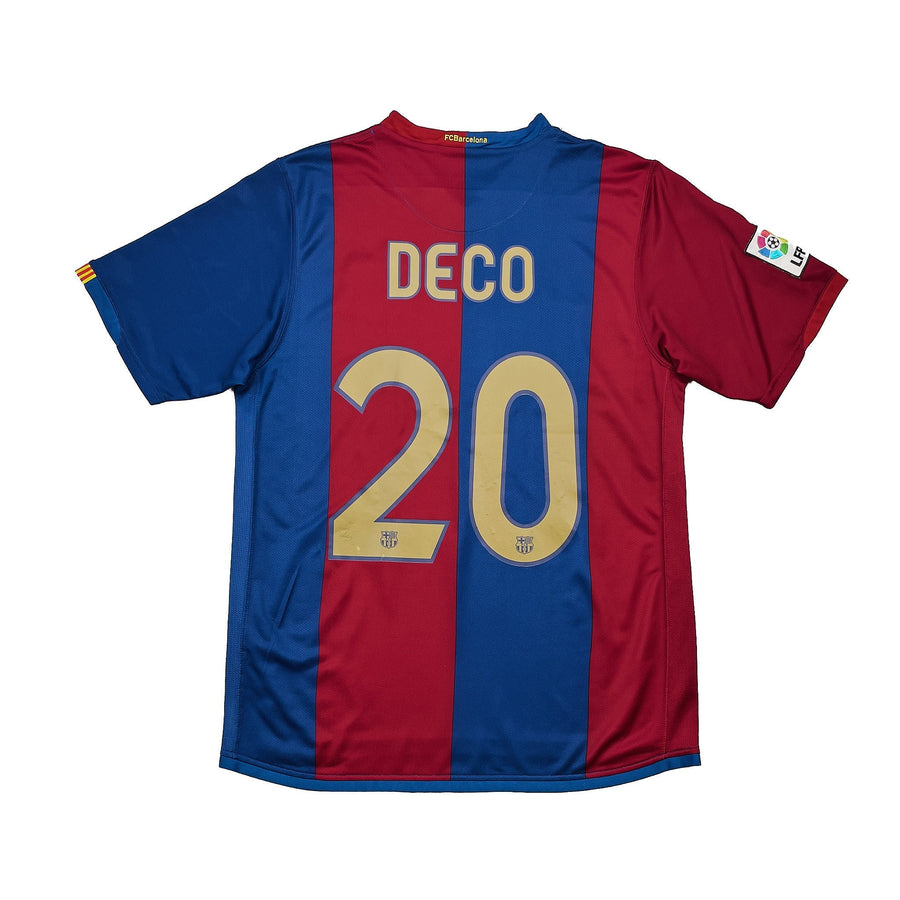 2006/07 Barcelona Deco #20 Home Shirt (M) Nike
