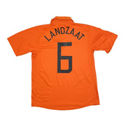 2006/08 Netherlands Landzaat #6 Home Shirt (M) Nike
